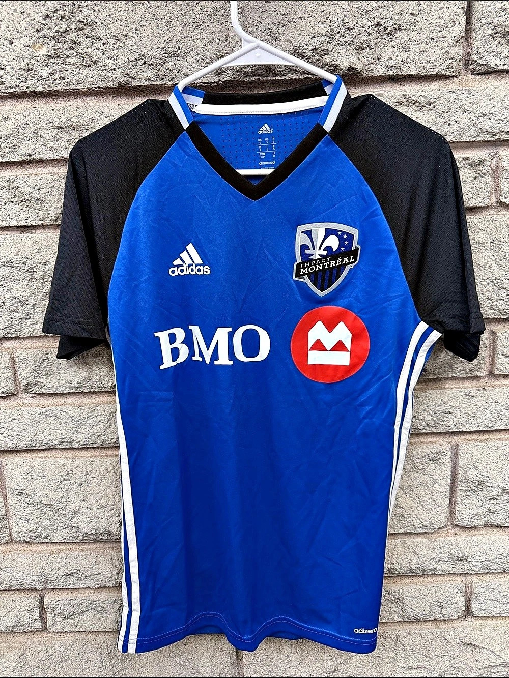 Authentic 2014 Montreal Impact Adidas Adizero Home MLS Soccer Jersey Blank Mint